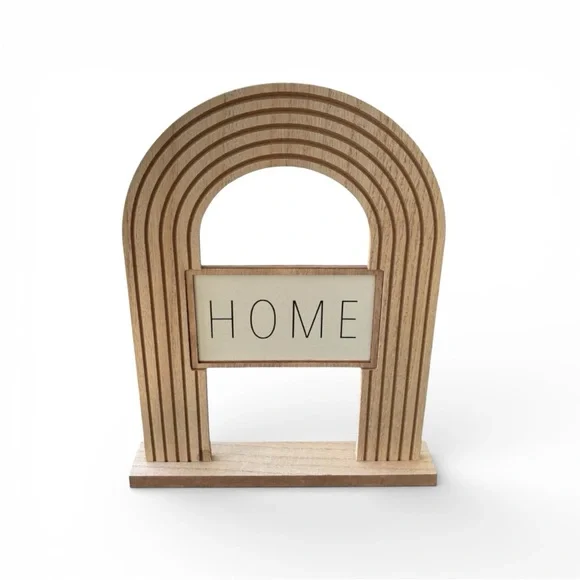 Wooden Arched Home Decor Accent - Picture 2 of 8